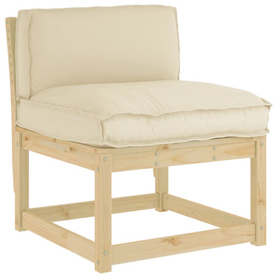 Vidaxl kussen oxford stof beige 80 x 40 x 12 cm