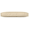 Vidaxl kussen beige 80 x 40 x 12 cm oxford stof