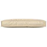 Vidaxl kussen oxford stof beige 80 x 40 x 12 cm - afbeelding 3