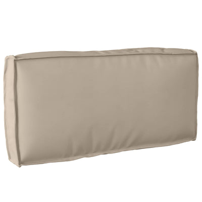 Vidaxl kussen oxford stof taupe 80 x 40 x 12 cm