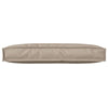 Vidaxl kussen taupe 80 x 40 x 12 cm oxford stof