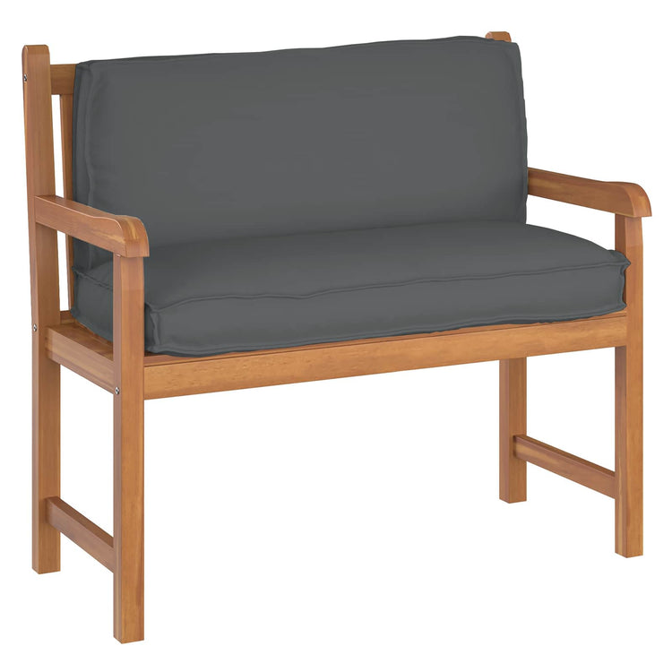 Vidaxl kussen oxford stof antraciet 120 x 40 x 12 cm