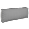 Vidaxl kussen grijs 120 x 40 x 12 cm oxford stof