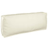 Vidaxl kussen crème 120 x 40 x 12 cm oxford stof