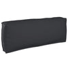 Vidaxl kussen zwart 120 x 40 x 12 cm oxford stof