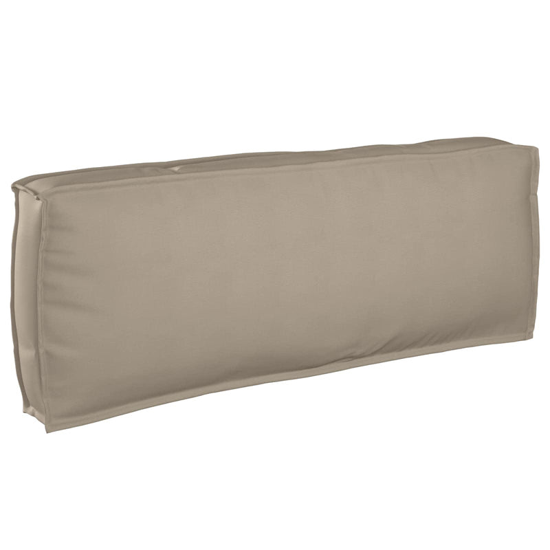 Vidaxl kussen taupe 120 x 40 x 12 cm oxford stof