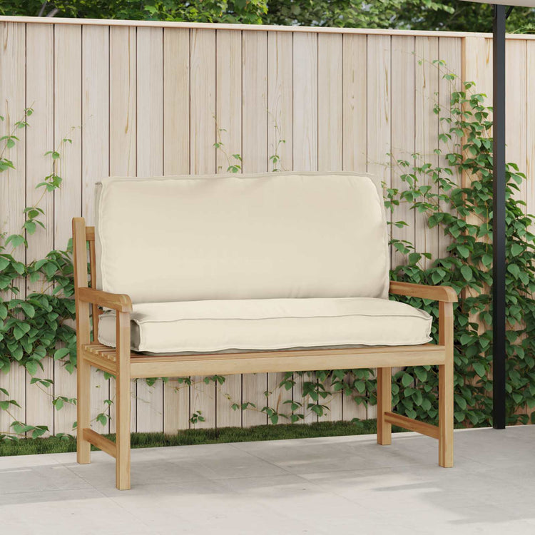 Vidaxl kussen oxford stof crème 120 x 50 x 12 cm
