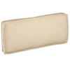 Vidaxl kussen beige 120 x 50 x 12 cm oxford stof
