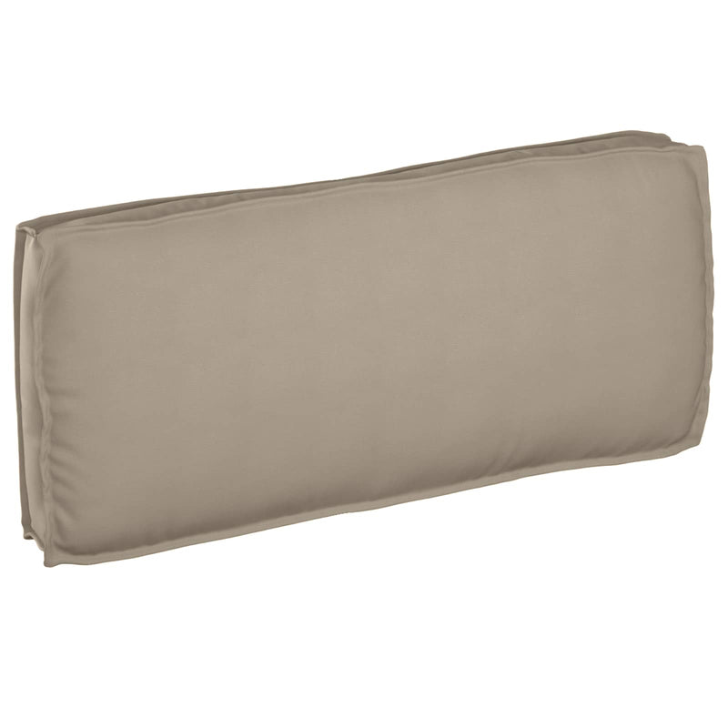 Vidaxl kussen taupe 120 x 50 x 12 cm oxford stof