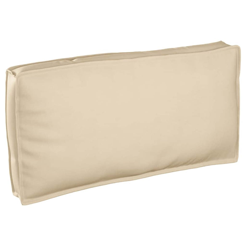Vidaxl kussen beige 120 x 60 x 12 cm oxford stof