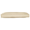 Vidaxl kussen beige 120 x 60 x 12 cm oxford stof