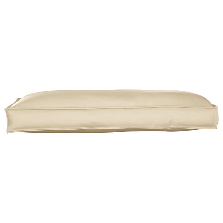Vidaxl kussen beige 120 x 60 x 12 cm oxford stof