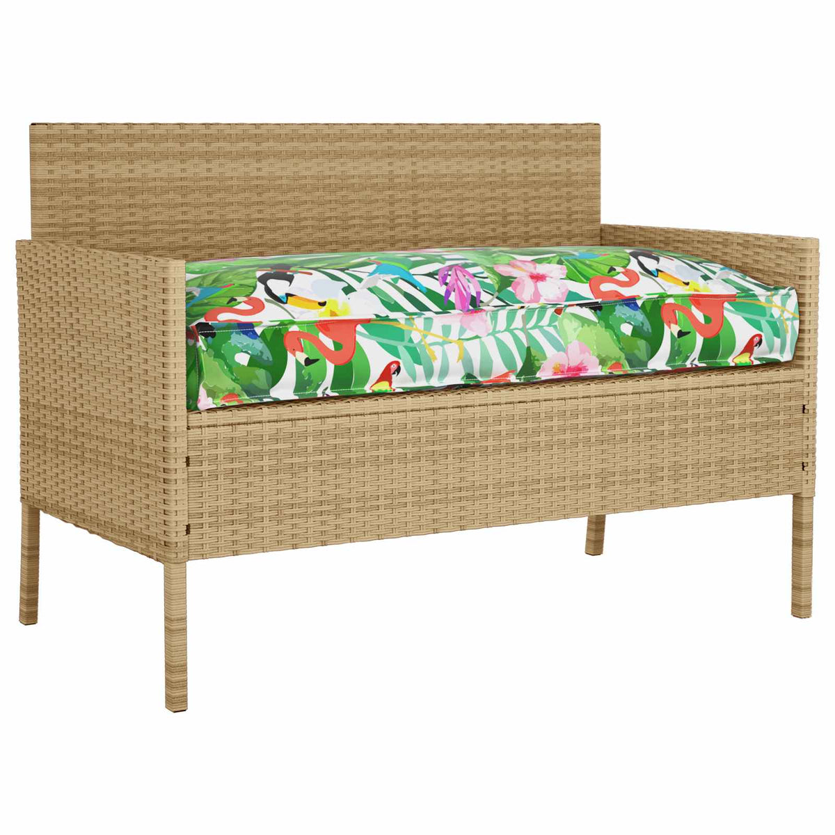 Vidaxl kussen bloemen multikleur 120 x 60 x 12 cm oxford stof