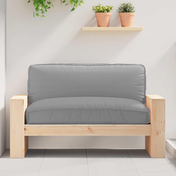 Vidaxl kussen oxford stof grijs 120 x 80 x 12 cm