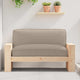 Vidaxl kussen oxford stof taupe 120 x 80 x 12 cm