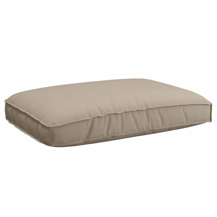 Vidaxl kussen oxford stof taupe 120 x 80 x 12 cm