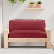 Vidaxl kussen wijnrood 120 x 80 x 12 cm oxford stof - afbeelding 1