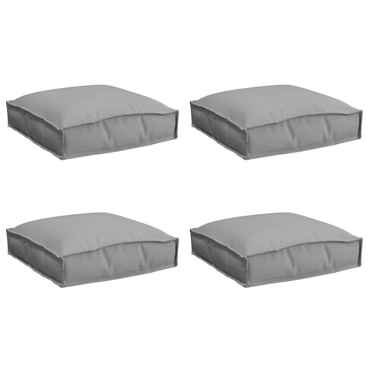 Vidaxl kussen 4 st oxford stof grijs 40 x 40 x 8 cm