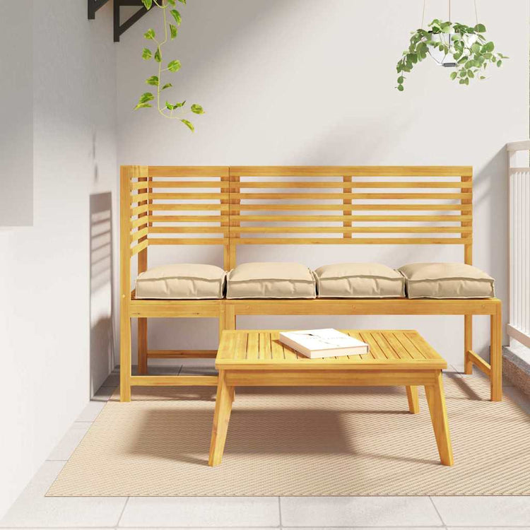 Vidaxl kussen 4 st oxford stof beige 40 x 40 x 8 cm