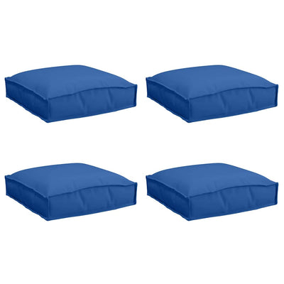 Vidaxl kussen 4 st oxford stof koninklijk blauw 40 x 40 x 8 cm