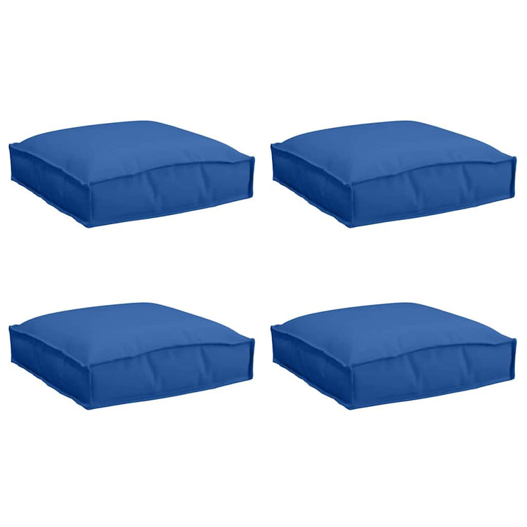 Vidaxl kussen 4 st oxford stof koninklijk blauw 40 x 40 x 8 cm