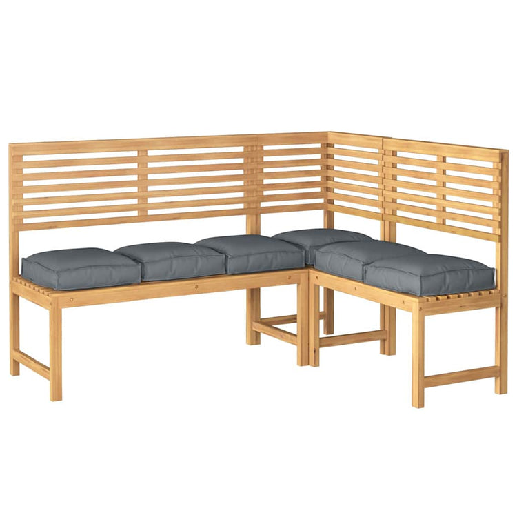 Vidaxl kussen 6 pcs antraciet 40 x 40 x 8 cm oxford stof