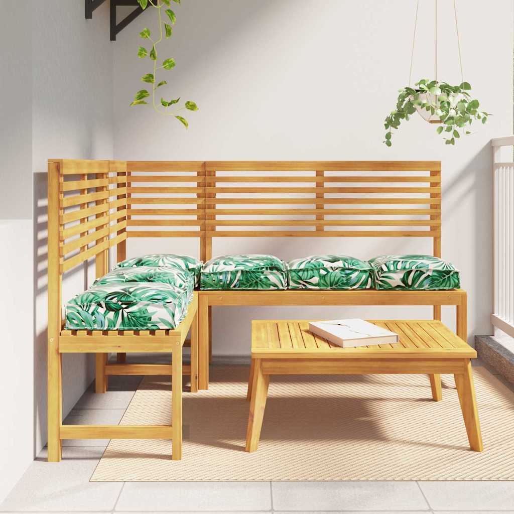 Vidaxl kussen 6 st oxford stof bladpatroon 40 x 40 x 8 cm