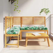 Vidaxl kussen 6 st oxford stof bladpatroon 40 x 40 x 8 cm - afbeelding 1