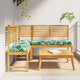 Vidaxl kussen 6 st oxford stof bladpatroon 40 x 40 x 8 cm