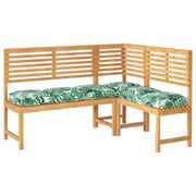 Vidaxl kussen 6 st oxford stof bladpatroon 40 x 40 x 8 cm - afbeelding 3