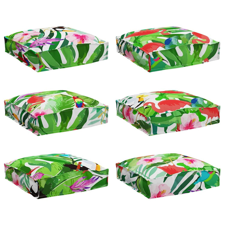 Vidaxl kussen 6 st oxford stof multikleur 40 x 40 x 8 cm