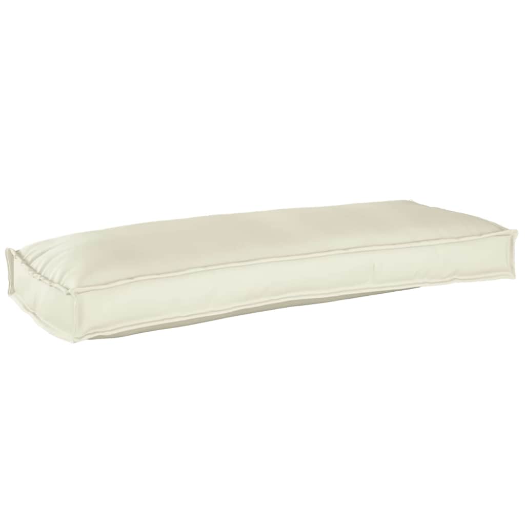 Vidaxl kussen crème 100 x 40 x 8 cm oxford stof
