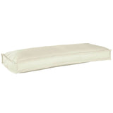 Vidaxl kussen crème 100 x 40 x 8 cm oxford stof - afbeelding 1