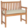 Vidaxl kussen crème 100 x 40 x 8 cm oxford stof