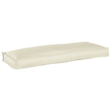 Vidaxl kussen crème 110 x 40 x 8 cm oxford stof - afbeelding 1