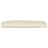 Vidaxl kussen crème 110 x 40 x 8 cm oxford stof - afbeelding 2