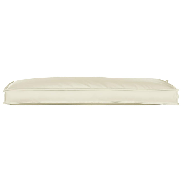 Vidaxl kussen crème 110 x 40 x 8 cm oxford stof