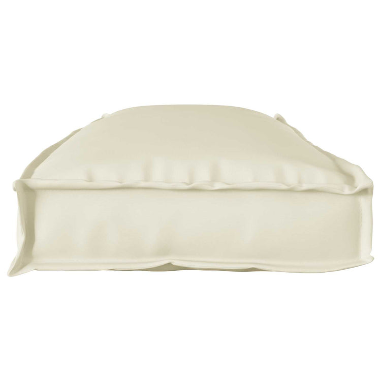 Vidaxl kussen crème 110 x 40 x 8 cm oxford stof