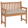 Vidaxl kussen taupe 110 x 40 x 8 cm oxford stof