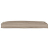 Vidaxl kussen taupe 110 x 40 x 8 cm oxford stof