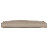 Vidaxl kussen taupe 110 x 40 x 8 cm oxford stof - afbeelding 2