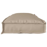 Vidaxl kussen taupe 110 x 40 x 8 cm oxford stof - afbeelding 3