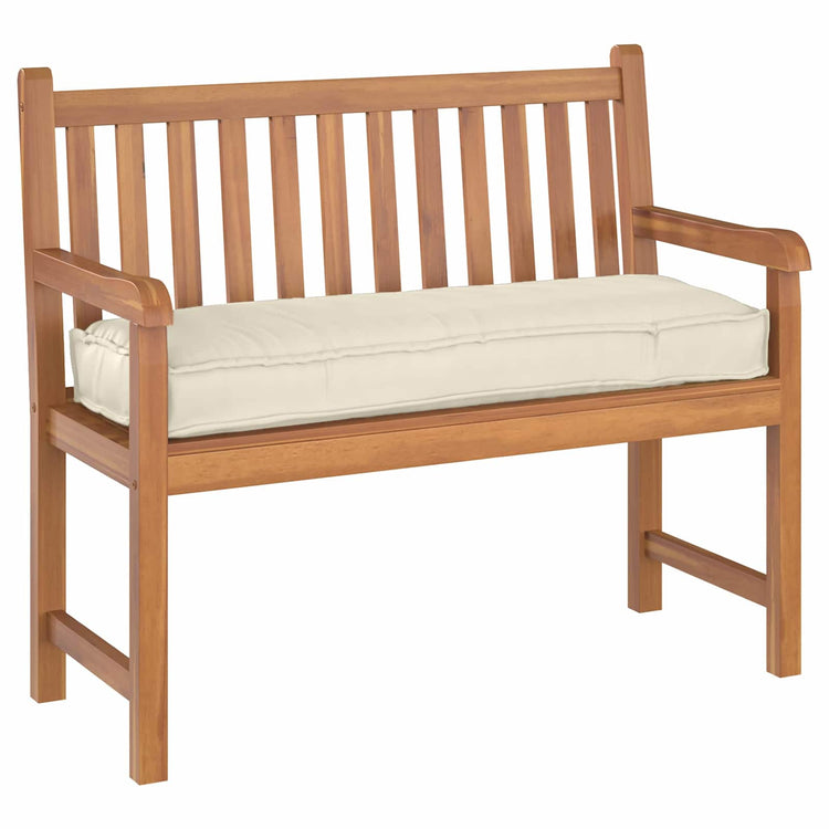 Vidaxl kussen crème 120 x 40 x 8 cm oxford stof