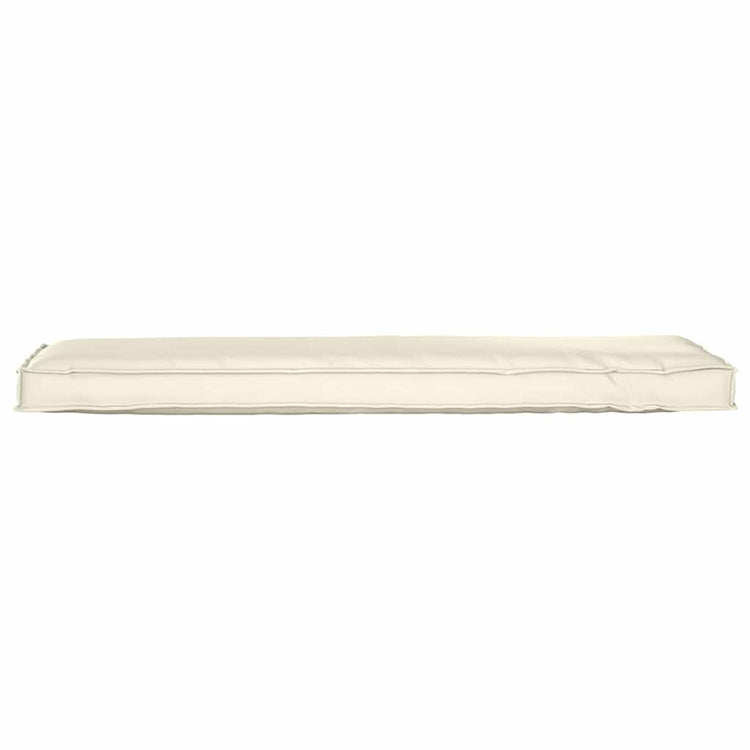 Vidaxl kussen crème 140 x 40 x 8 cm oxford stof