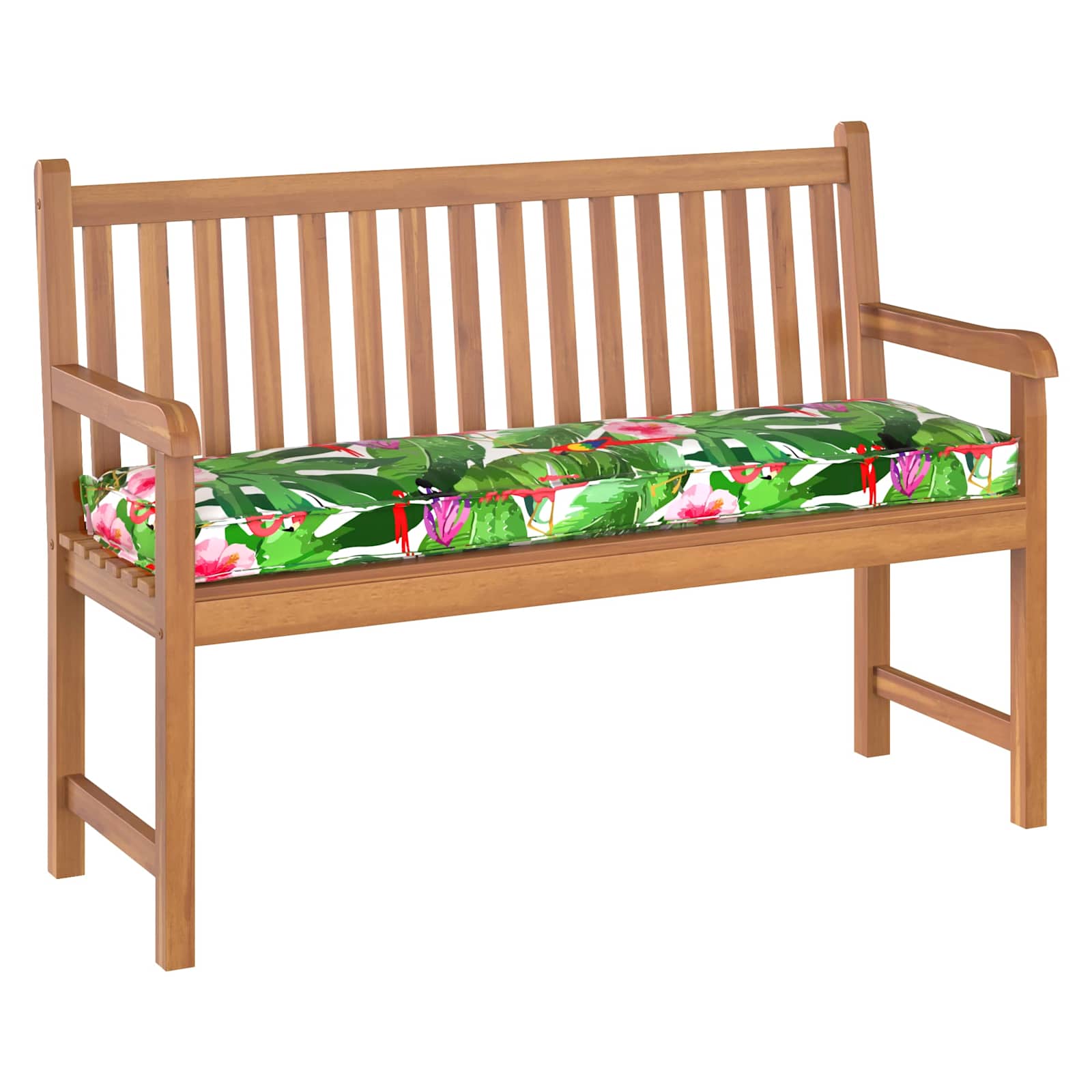 Vidaxl kussen bloemen multikleur 140 x 40 x 8 cm oxford stof