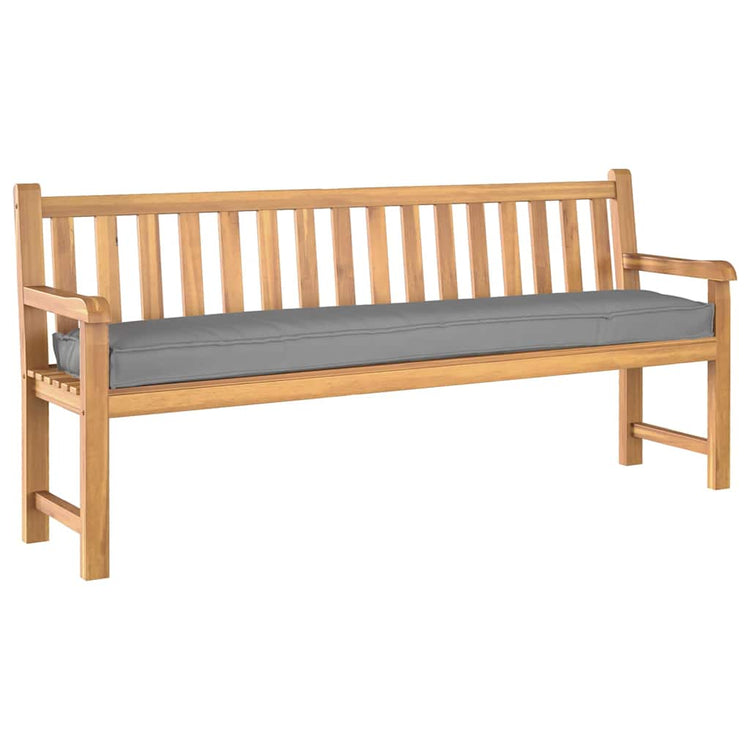 Vidaxl palet kussen oxford stof grijs 180 x 40 x 8 cm