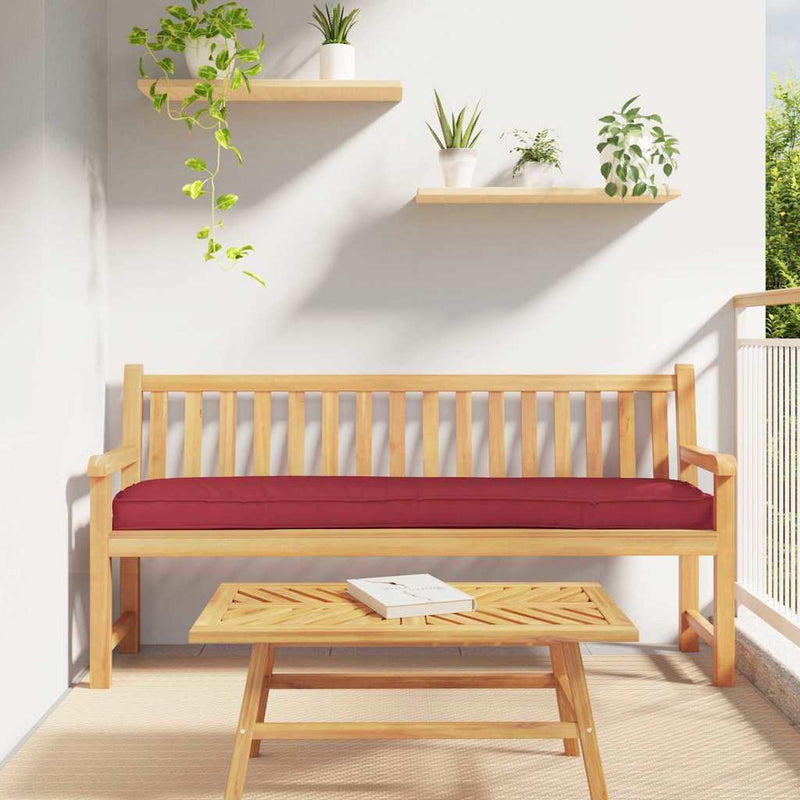 Vidaxl palet kussen wijnrood 180 x 40 x 8 cm oxford stof