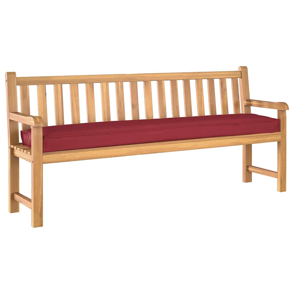 Vidaxl palet kussen wijnrood 180 x 40 x 8 cm oxford stof