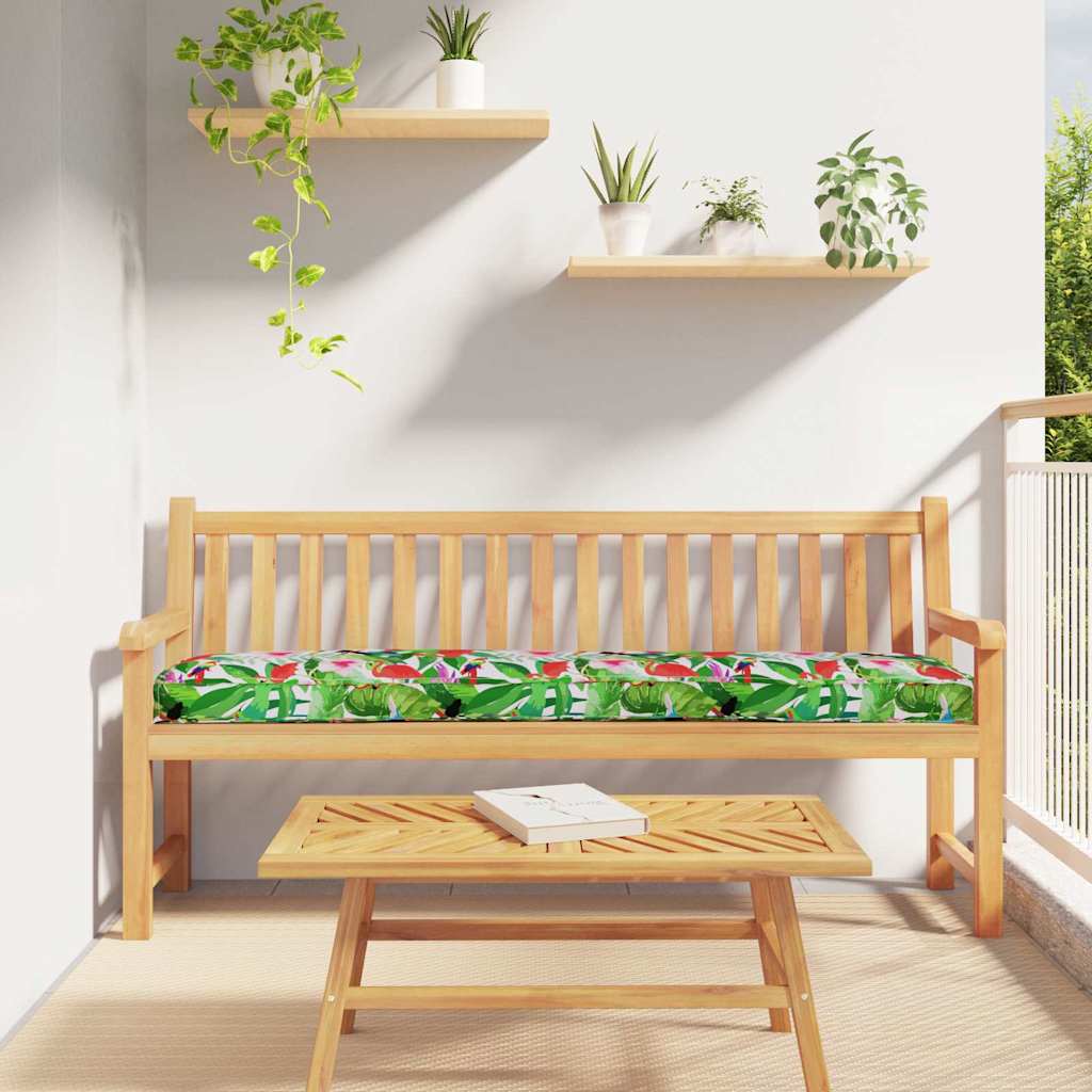Vidaxl palet kussen tropische jungle 180 x 40 x 8 cm oxford stof