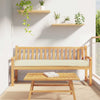 Vidaxl palet kussen crème 200 x 40 x 8 cm oxford stof